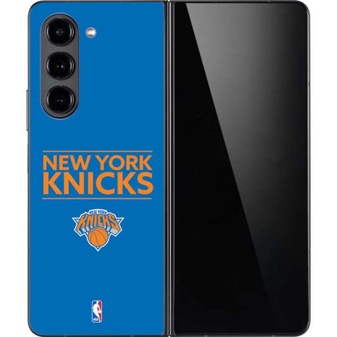 NBA New York Knicks Standard - Blue Galaxy Z Fold5 5G Skin